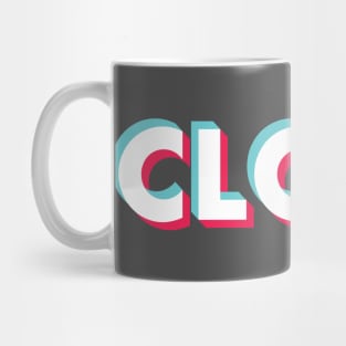 Clout Glitch White Small Mug